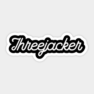 Three Jacker Sticker